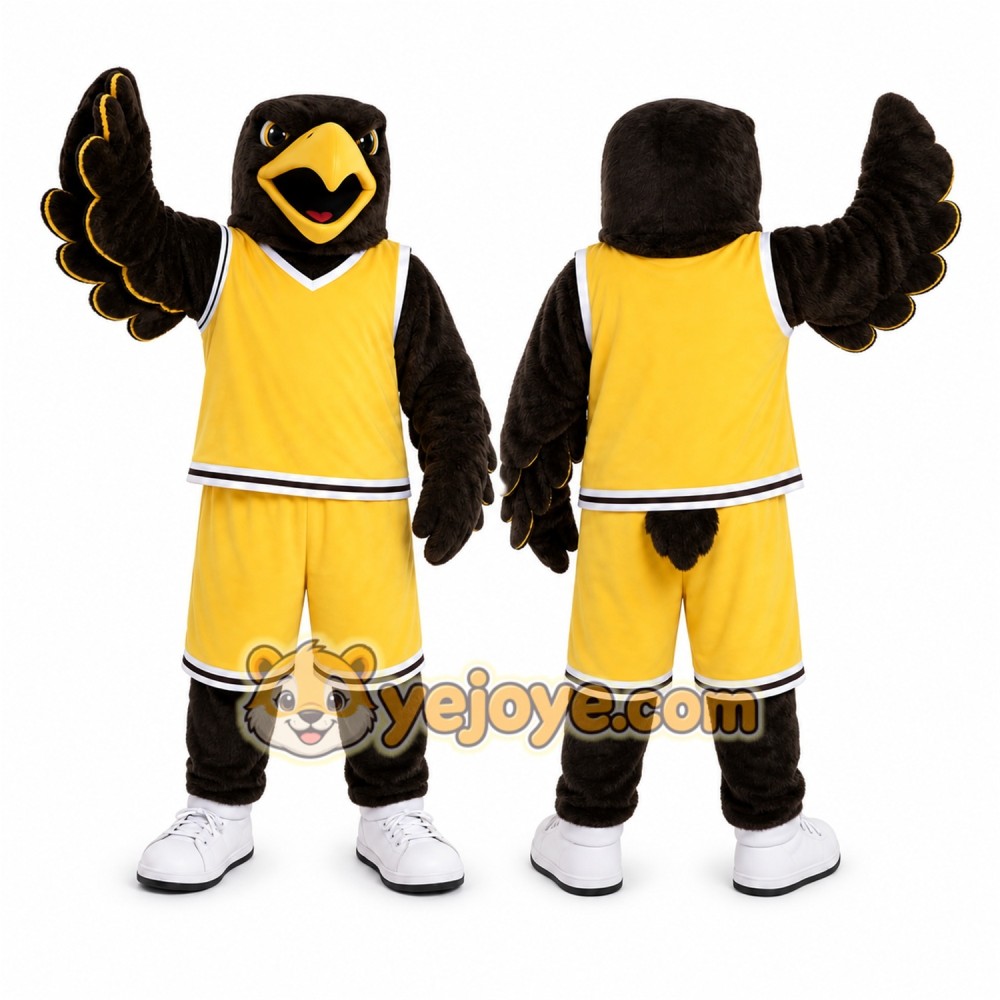 Black Bird Mascot Costume for Sports Events Black Bird Mascot Costume for Sports Events