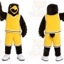 Black Bird Mascot Costume for Sports Events