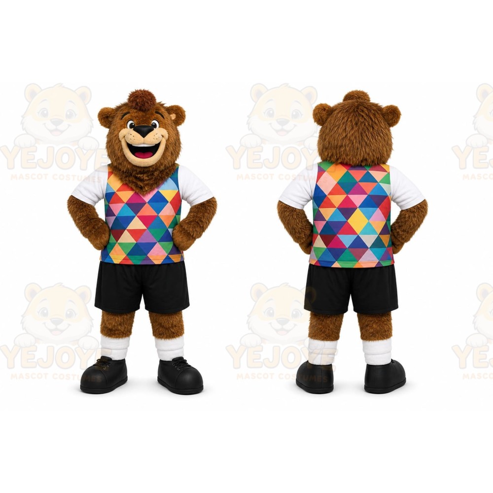 Brown Bear Mascot Costume for Sports Events