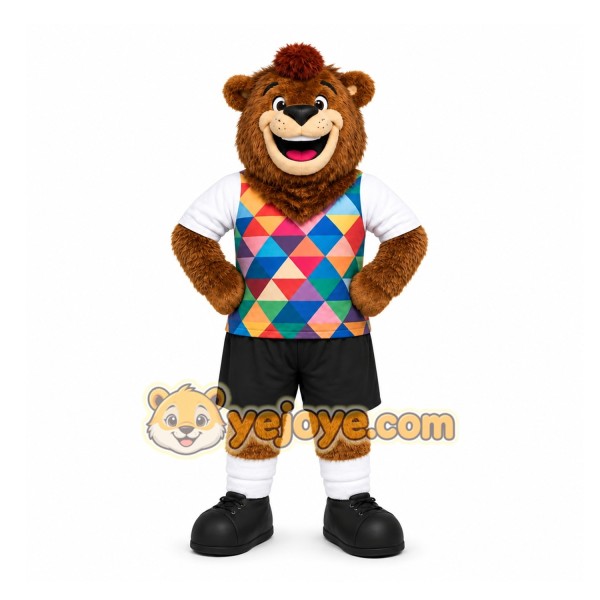 Brown Bear Mascot Costume for Sports Events