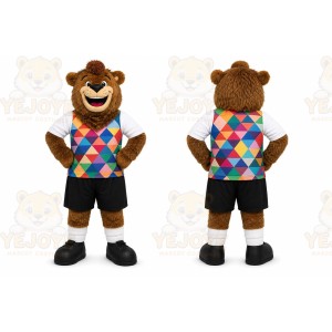 Brown Bear Mascot Costume for Sports Events
