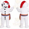 White Elf Mascot Costume for Holiday Events