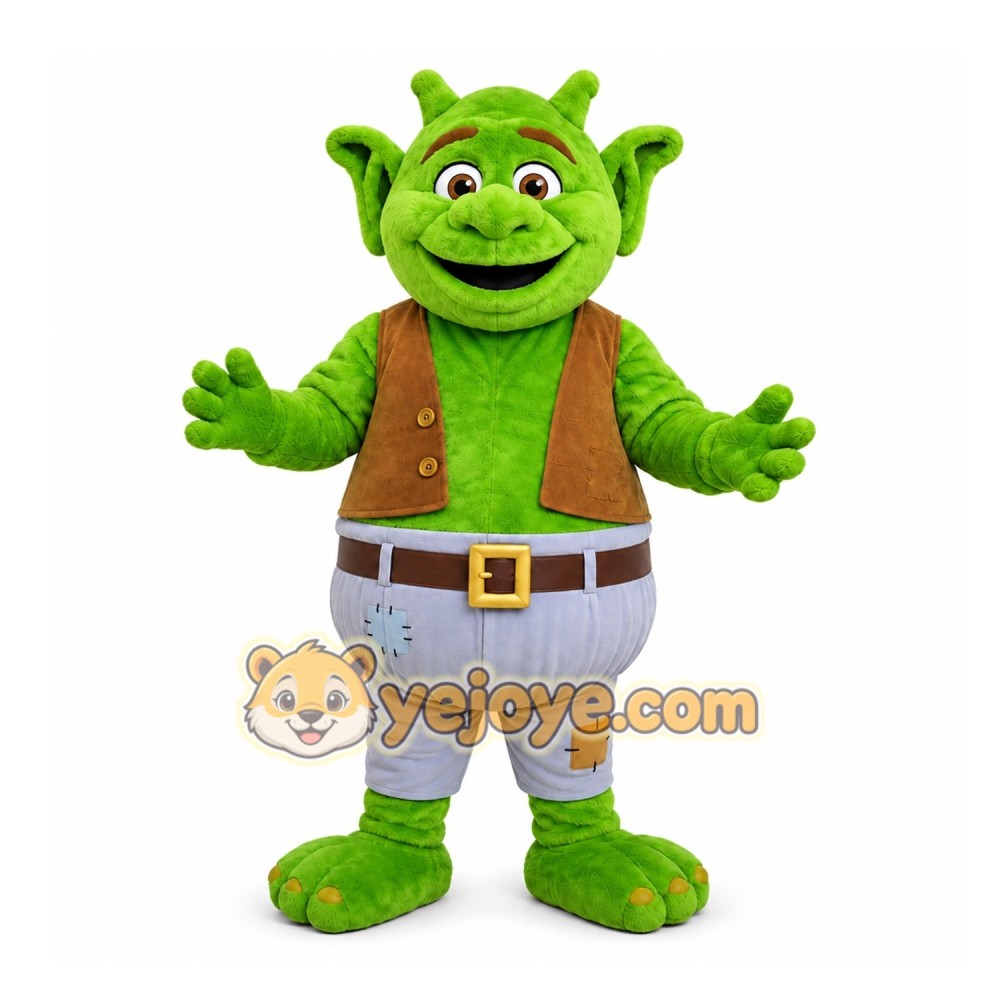 Green Goblin Mascot Costume for Events and Promotions Green Goblin Mascot Costume for Events and Promotions