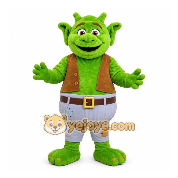 Green Goblin Mascot Costume for Events and Promotions Green Goblin Mascot Costume for Events and Promotions