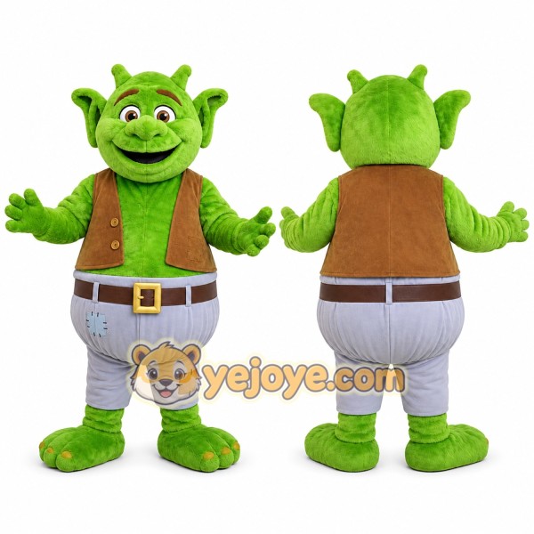 Green Goblin Mascot Costume for Events and Promotions