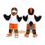 Black Bird Mascot Costume for Sports Events