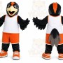 Black Bird Mascot Costume for Sports Events
