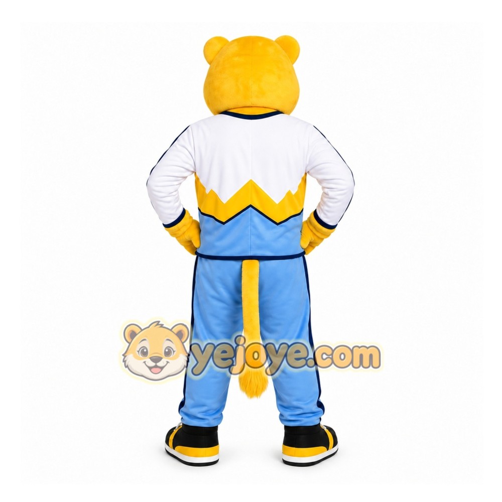 Yellow Bear Mascot Costume for Sports Events Yellow Bear Mascot Costume for Sports Events