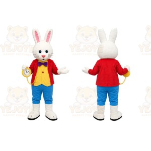 White Rabbit Mascot Costume for Holiday Events