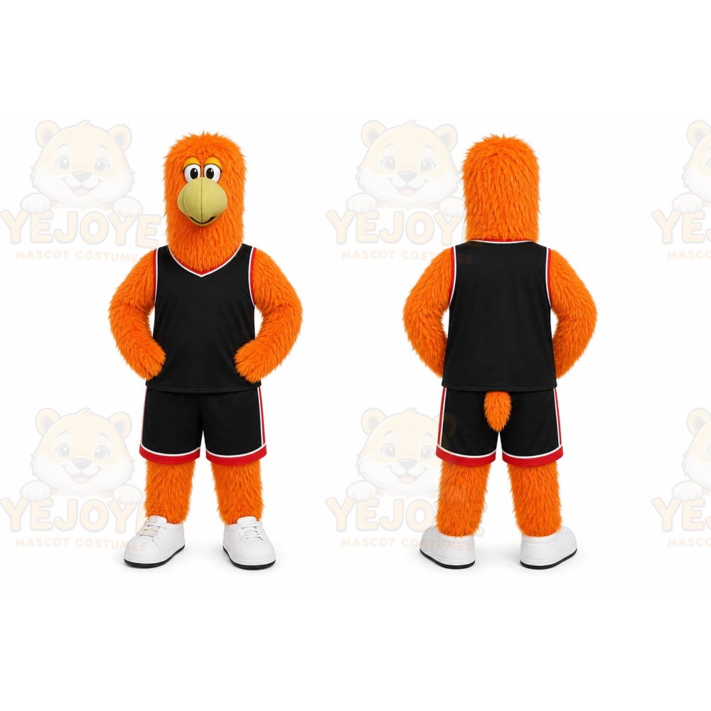 Orange Bird Mascot Costume for Sports Events