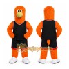 Orange Bird Mascot Costume for Sports Events