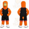 Orange Bird Mascot Costume for Sports Events