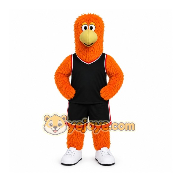 Orange Bird Mascot Costume for Sports Events