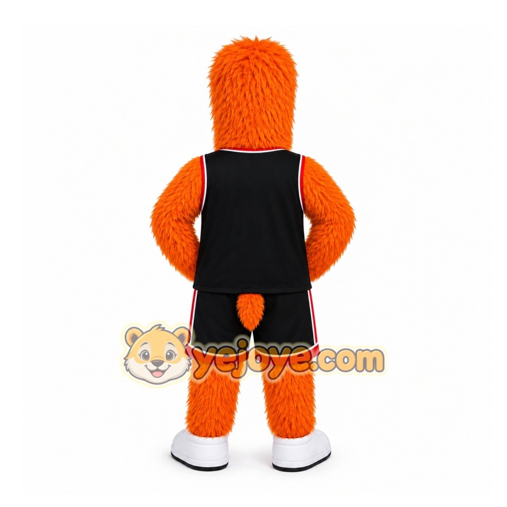 Orange Bird Mascot Costume for Sports Events