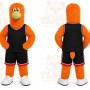 Orange Bird Mascot Costume for Sports Events