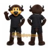 Black Buffalo Mascot Costume for Sports Events Black Buffalo Mascot Costume for Sports Events
