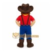 Brown Cowboy Mascot Costume for Events and Promotions Brown Cowboy Mascot Costume for Events and Promotions