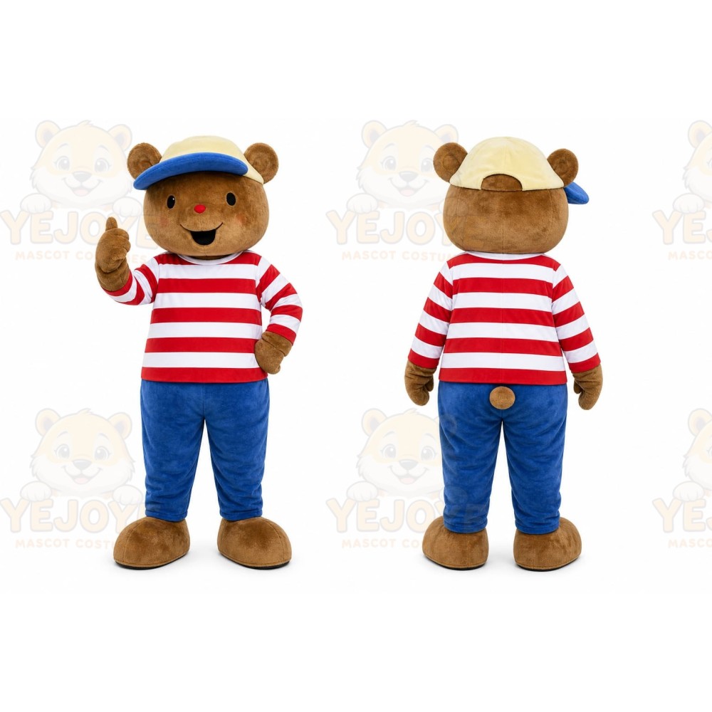 Brown Bear Mascot Costume for Children's Events