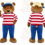 Brown Bear Mascot Costume for Children's Events