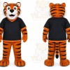 Orange Tiger Mascot Costume for Sports Events