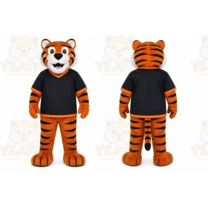 Orange Tiger Mascot Costume for Sports Events