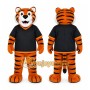 Orange Tiger Mascot Costume for Sports Events