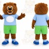 Brown Lion Mascot Costume for Children's Events