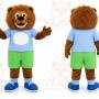 Brown Lion Mascot Costume for Children's Events