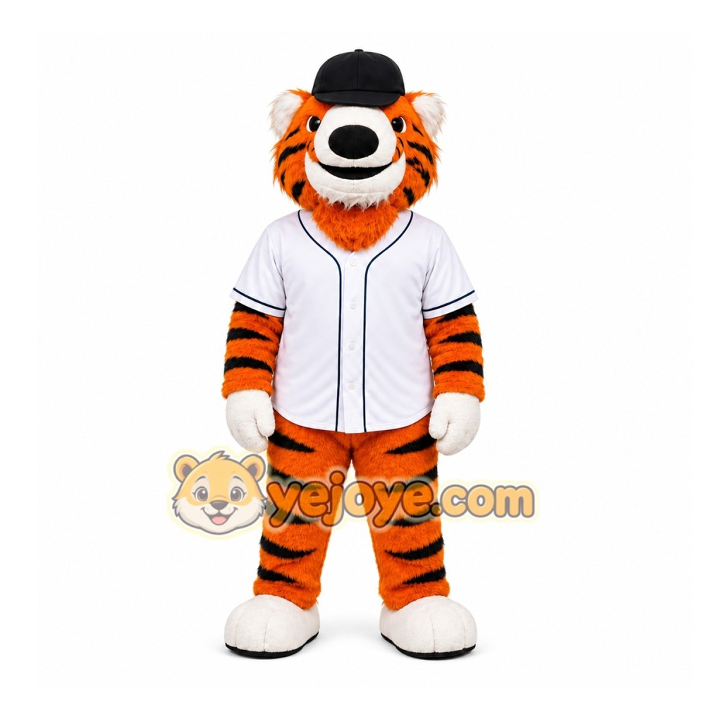 Orange Tiger Mascot Costume for Sports Events Orange Tiger Mascot Costume for Sports Events