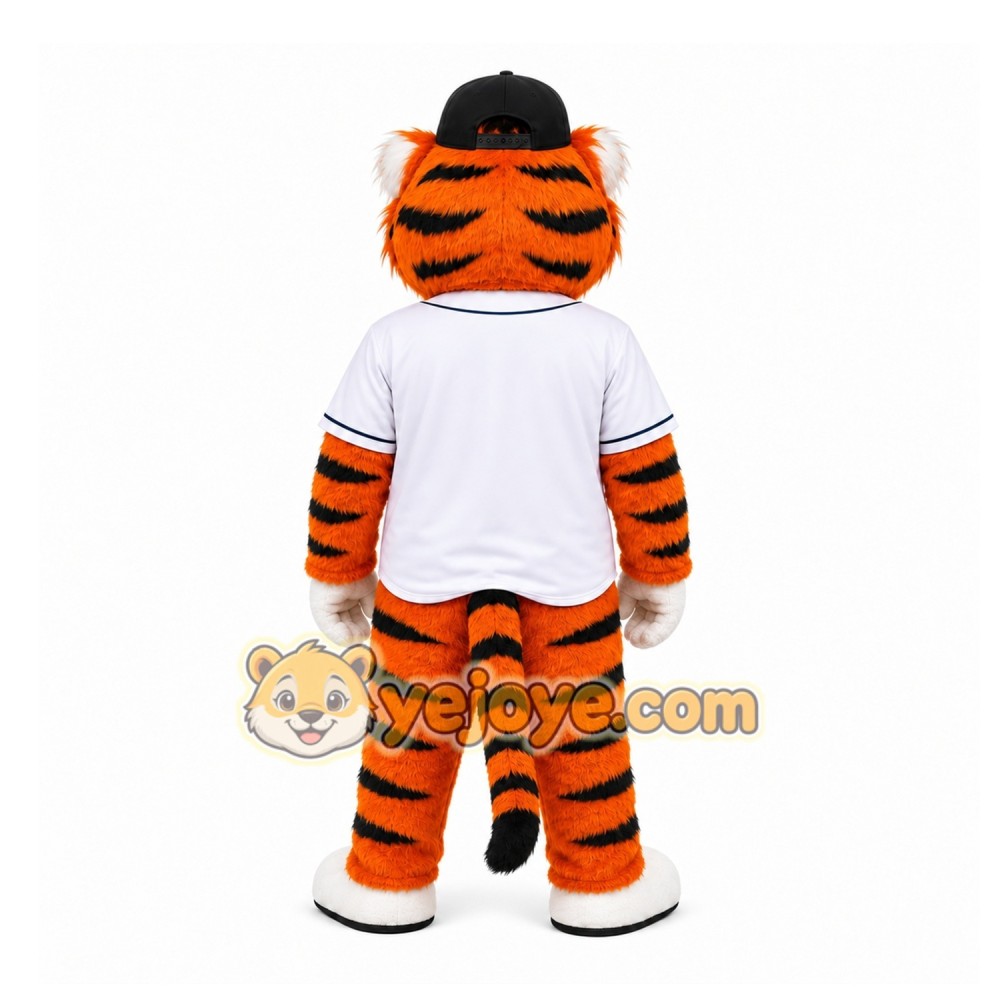 Orange Tiger Mascot Costume for Sports Events Orange Tiger Mascot Costume for Sports Events