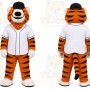 Orange Tiger Mascot Costume for Sports Events