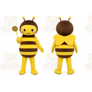 Yellow Bee Mascot Costume for Events and Promotions