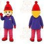 Purple Child Mascot Costume for Events and Promotions