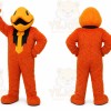 Orange Dinosaur Mascot Costume for Events and Promotions