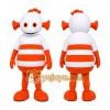 White Alien Mascot Costume for Children's Events