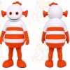 White Alien Mascot Costume for Children's Events