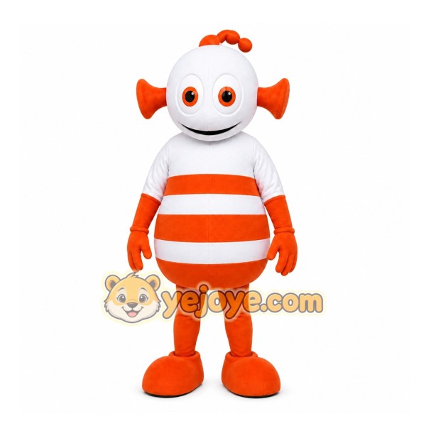 White Alien Mascot Costume for Children's Events