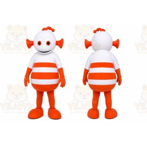 White Alien Mascot Costume for Children's Events