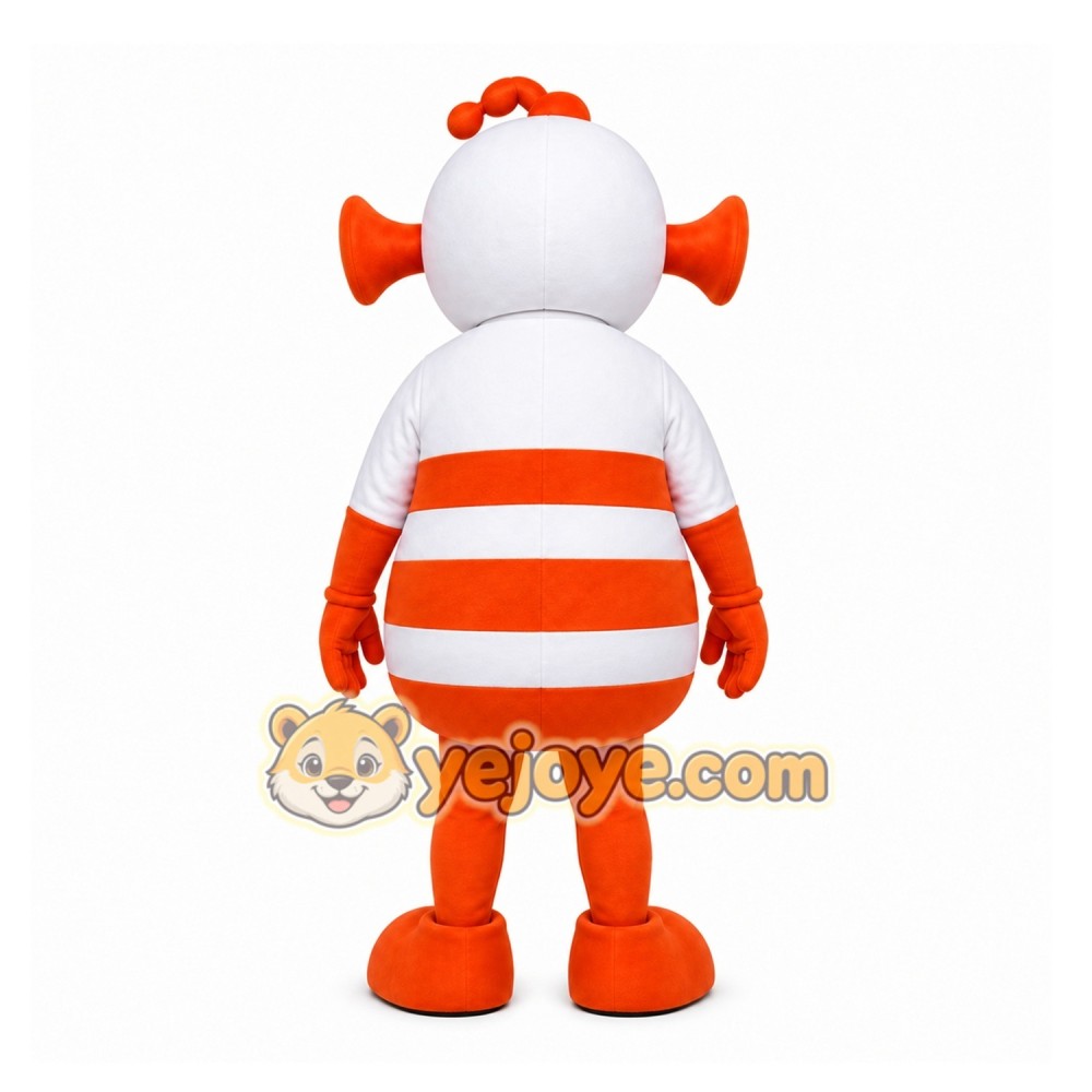 White Alien Mascot Costume for Children's Events White Alien Mascot Costume for Children's Events