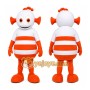 White Alien Mascot Costume for Children's Events