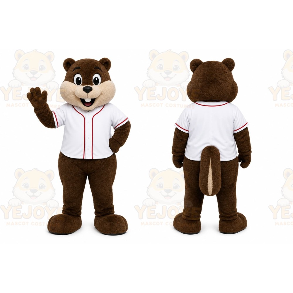 Brown Chipmunk Mascot Costume for Sports Events