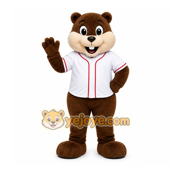 Brown Chipmunk Mascot Costume for Sports Events Brown Chipmunk Mascot Costume for Sports Events