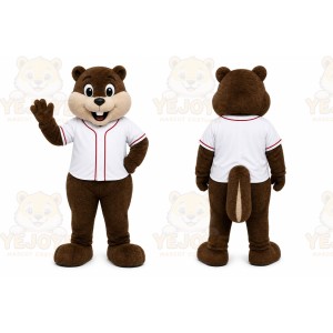 Brown Chipmunk Mascot Costume for Sports Events