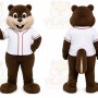 Brown Chipmunk Mascot Costume for Sports Events