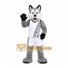 Gray Wolf Mascot Costume for Sports Events Gray Wolf Mascot Costume for Sports Events