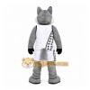 Gray Wolf Mascot Costume for Sports Events Gray Wolf Mascot Costume for Sports Events