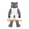 Gray Bulldog Mascot Costume for Sports Events Gray Bulldog Mascot Costume for Sports Events