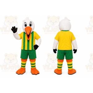 White Bird Mascot Costume for Sports Events