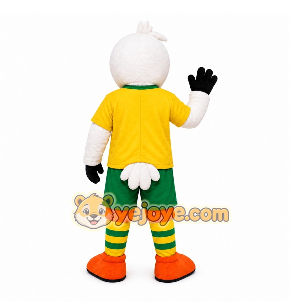 White Bird Mascot Costume for Sports Events White Bird Mascot Costume for Sports Events