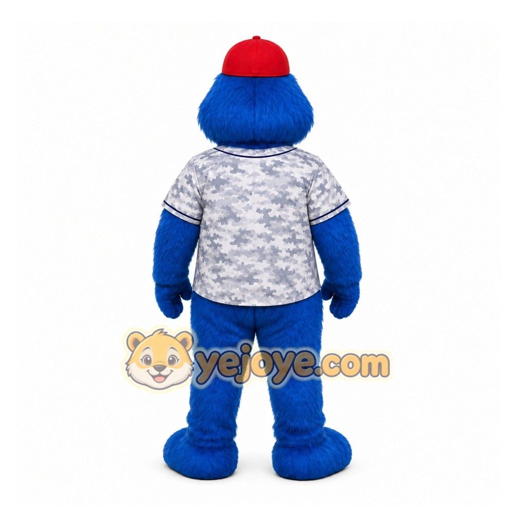Blue Monster Mascot Costume for Sports Events Blue Monster Mascot Costume for Sports Events